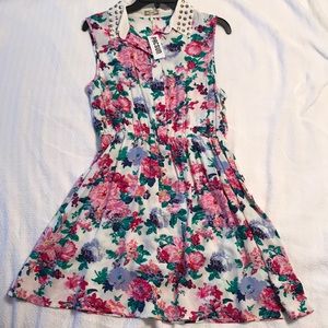 Pacsun floral studded dress
